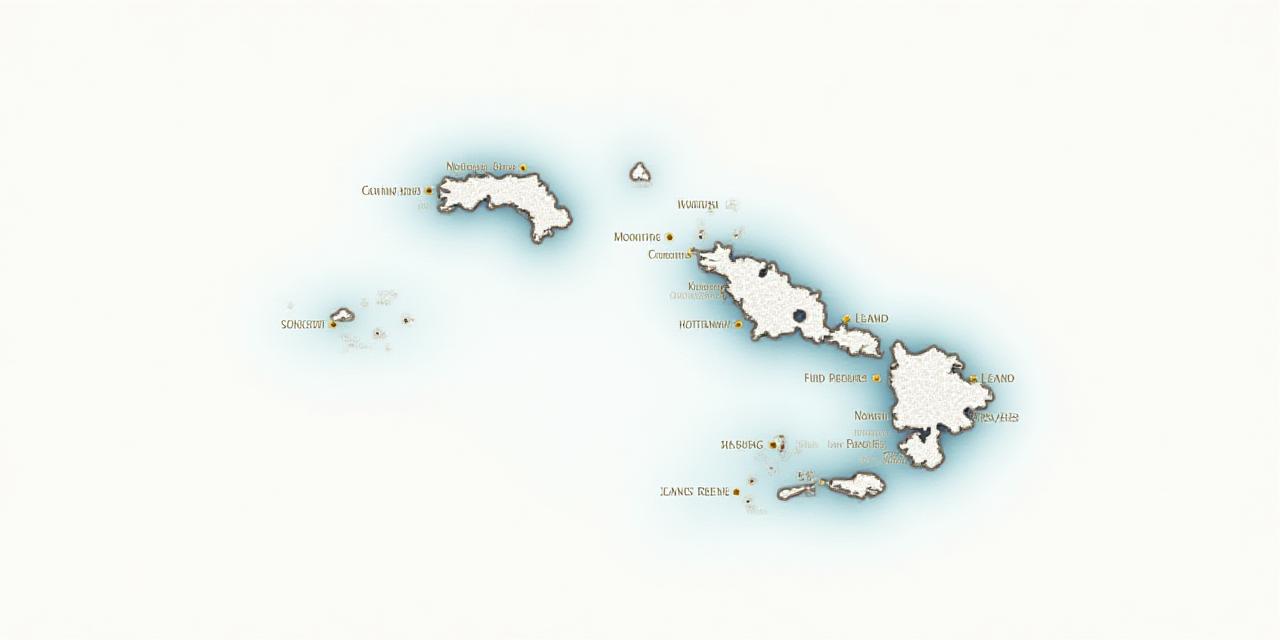 Stylized Map of the Cayman Islands showing our focus areas in George Town and Little Cayman